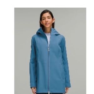 NWT Lululemon Repel Rain Jacket (Blue)